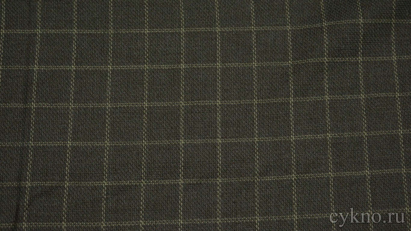 Шерсть Костюмная в крупную клетку "Ковентри"